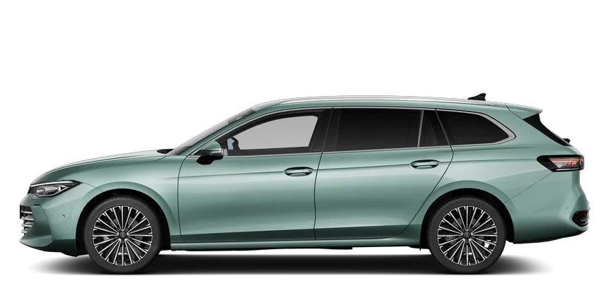 Der Passat side-view