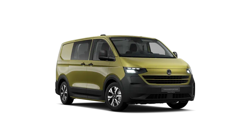 e-Transporter Kastenwagen mit L-Trennwand PanAmericana 3/4-view