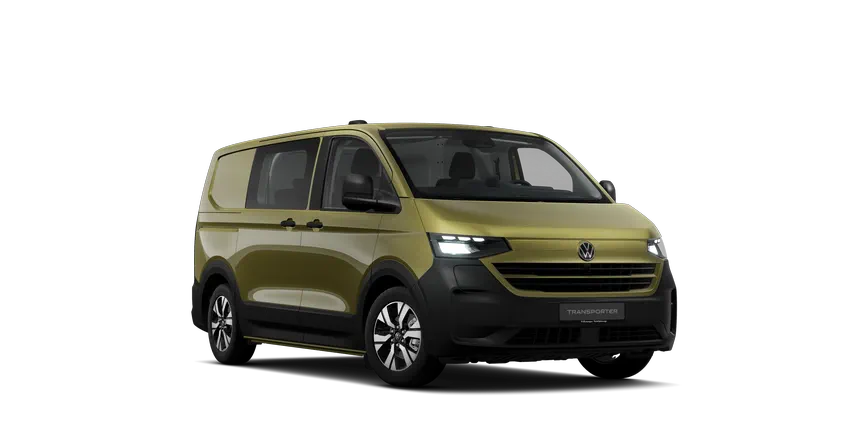 e-Transporter Kastenwagen mit L-Trennwand PanAmericana 3/4-view