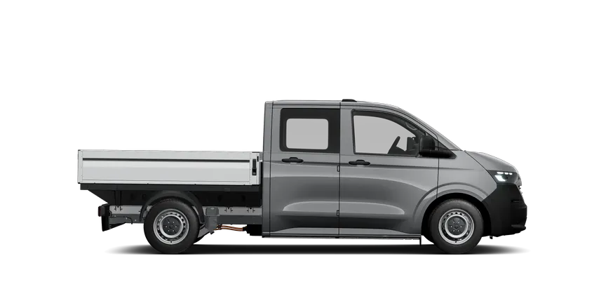 Der neue e-Transporter Pritsche DoKa side-view
