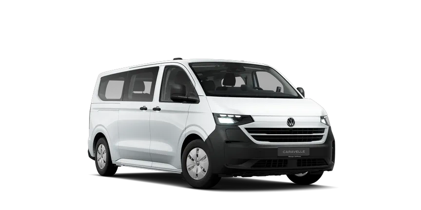 e-Caravelle Shuttle FLEX mit Aufbauhersteller AMF Bruns 3/4-view