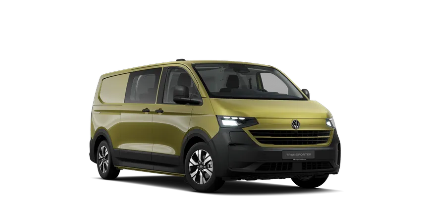 e-Transporter Kastenwagen mit L-Trennwand PanAmericana 3/4-view