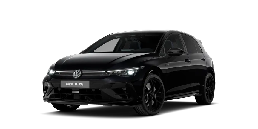 Golf R Black Edition 3/4-view