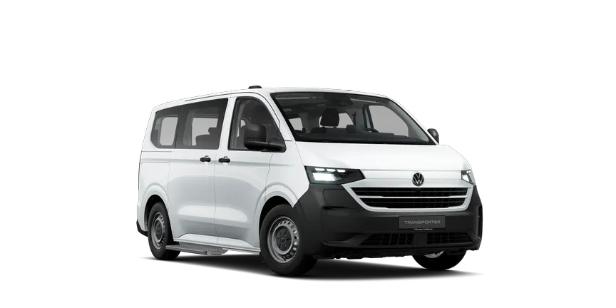 e-Transporter Kombi Shuttle DIN mit Aufbauhersteller AMF Bruns 3/4-view