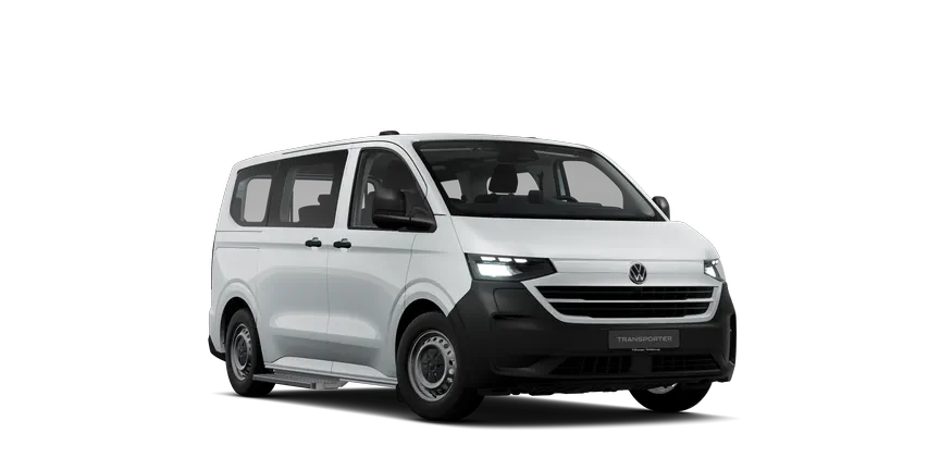 e-Transporter Kombi Shuttle DIN mit Aufbauhersteller AMF Bruns 3/4-view