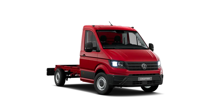 Crafter 35 Chassi med enkelhytt 3/4-view