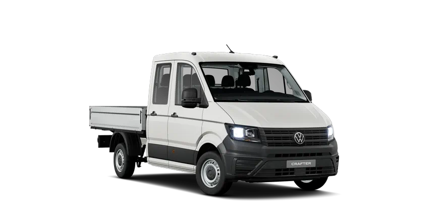 Crafter Pritschenwagen Doppelkabine Entry 3/4-view