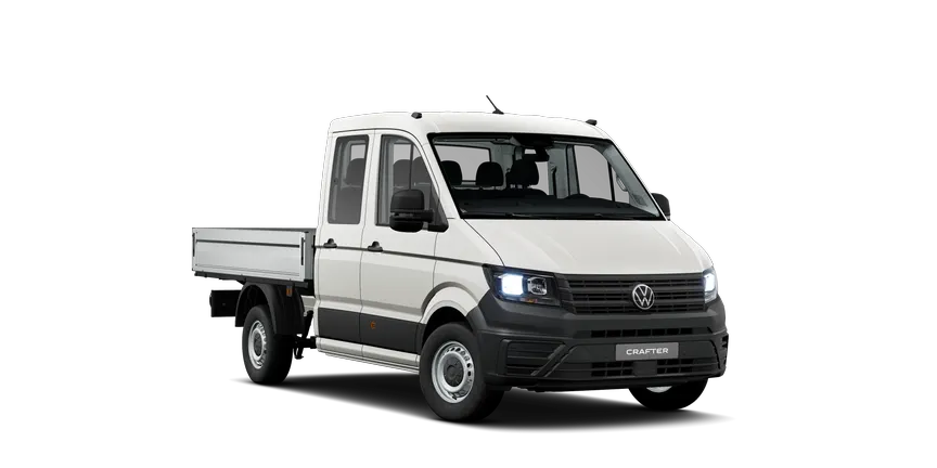 Crafter à plateau cabine double Entry 3/4-view