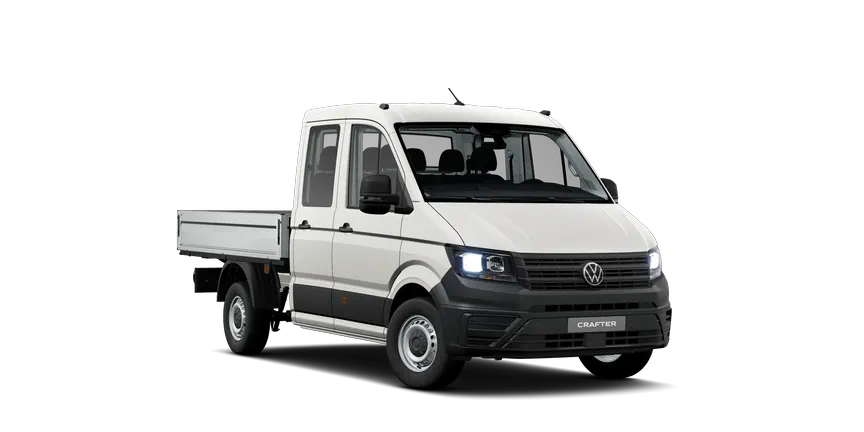 Crafter à plateau cabine double Entry 3/4-view