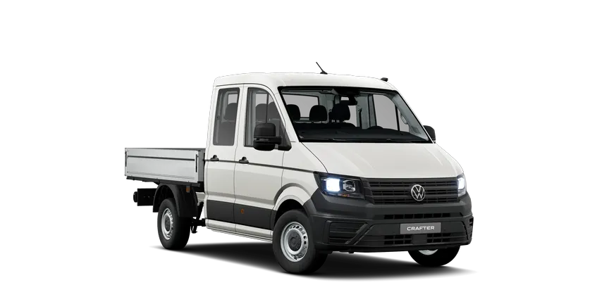 Crafter Pritschenwagen Doppelkabine Entry 3/4-view