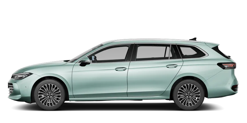 Der Passat side-view