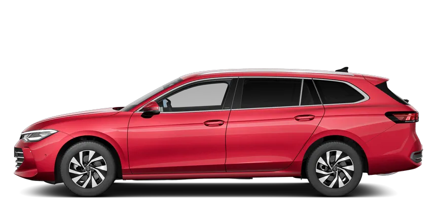 Der Passat side-view