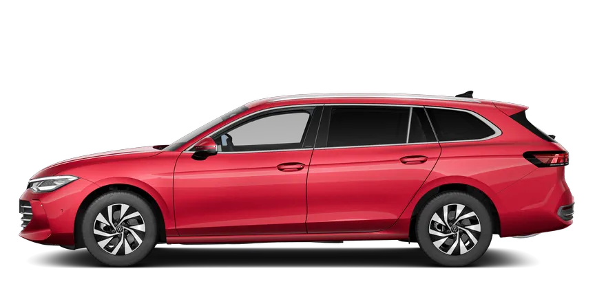 Der Passat side-view